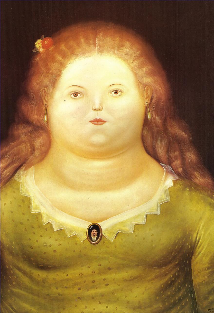 Delphine Fernando Botero Ölgemälde